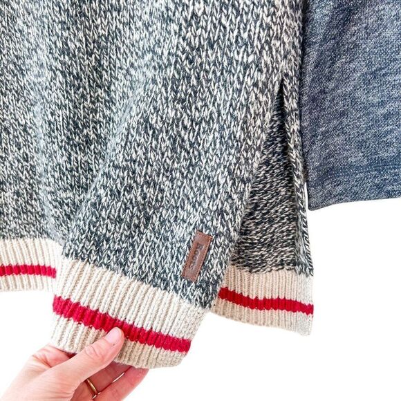 Canada Genuine Roots Cabin Gray Wool Blend Sweater Size Small - Picture 4 of 7